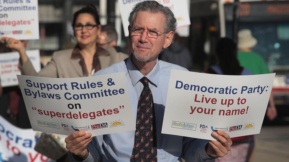 DNC approves vote to limit superdelegates in process for presidential nominations
