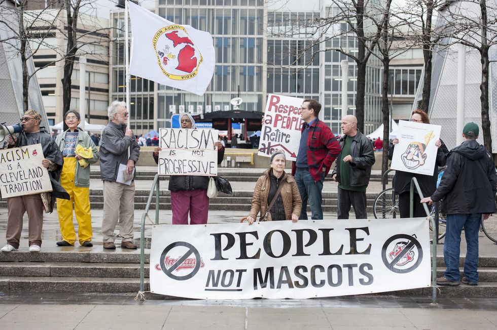 He protested against 'racist' Indians logo - then stole money from Native Americans