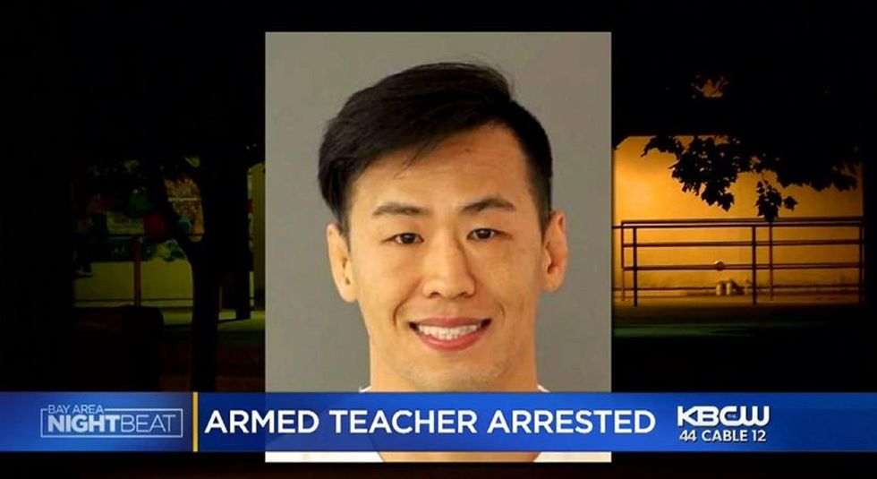 Calif. teacher arrested for road rage and armed robbery, had loaded gun in classroom during arrest
