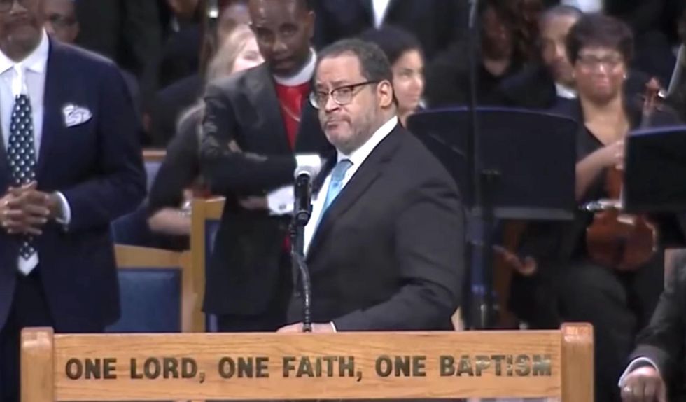 Michael Eric Dyson says Obama was too scared to show up to Aretha Franklin's funeral