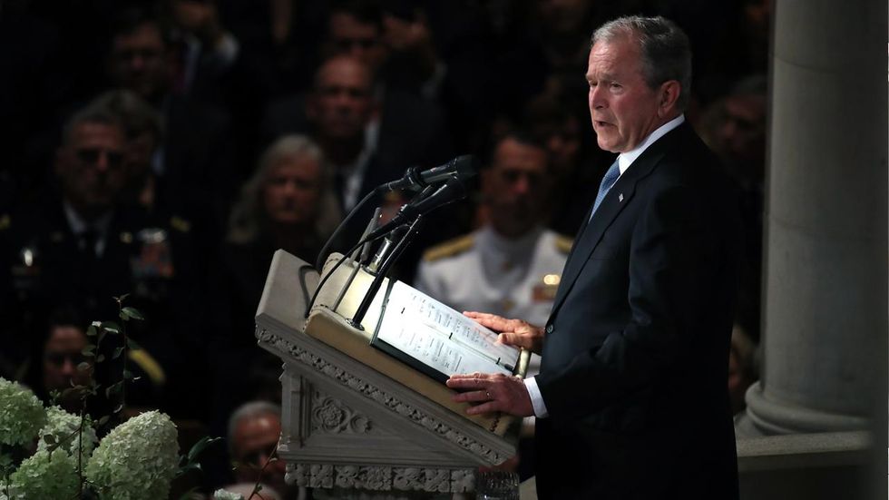 Political comments and jabs abound at John McCain's funeral. But was it appropriate?