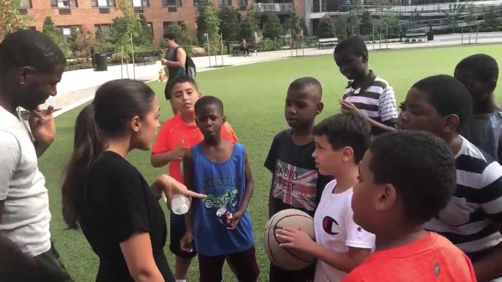 WATCH: Socialist Ocasio-Cortez recruits children to 'fight Trump,' help impeach him from office