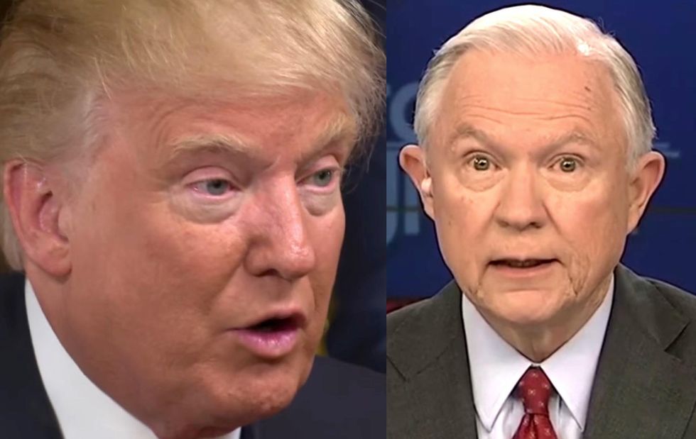 Trump excoriates Jeff Sessions again - but with two new complaints