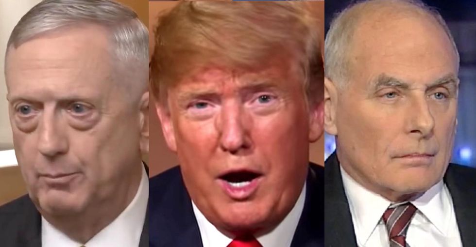 Trump fires back at Bob Woodward book with statements from James Mattis and John Kelly