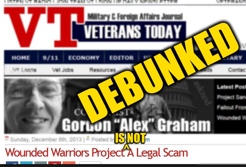 DEBUNKED: Article Purporting Wounded Warrior Project is a 'Legal Scam' is False
