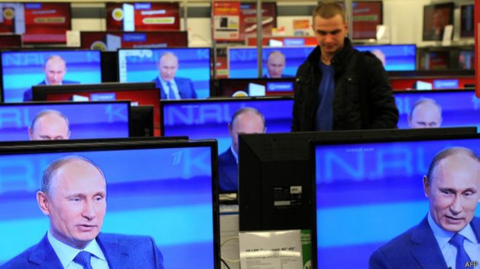 Putin is Operating a Counterfeit, Propoganda TV Station in Ukraine