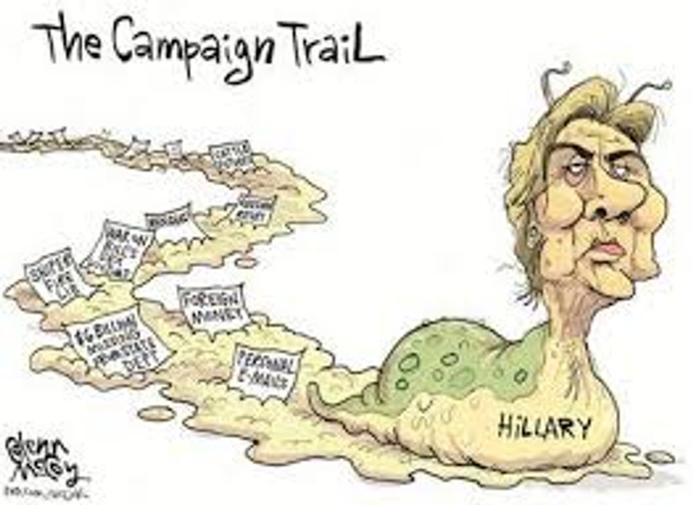 Here Comes Hil'ry Hiding Hood