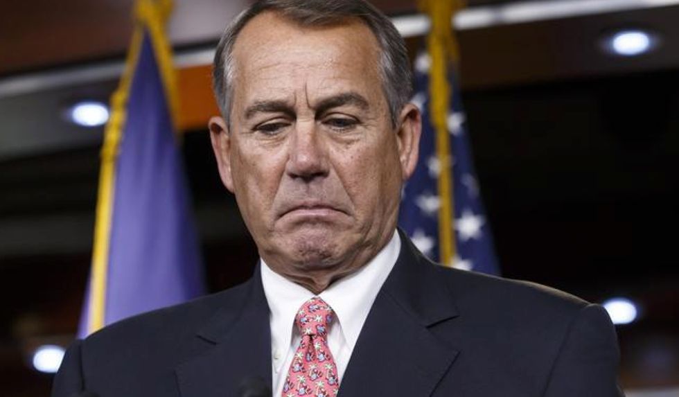 John Boehner's Final Selfish Act