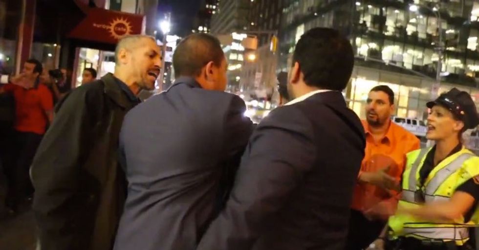 Muslim Brotherhood Extremists Attack Journalists on the Streets of New York City