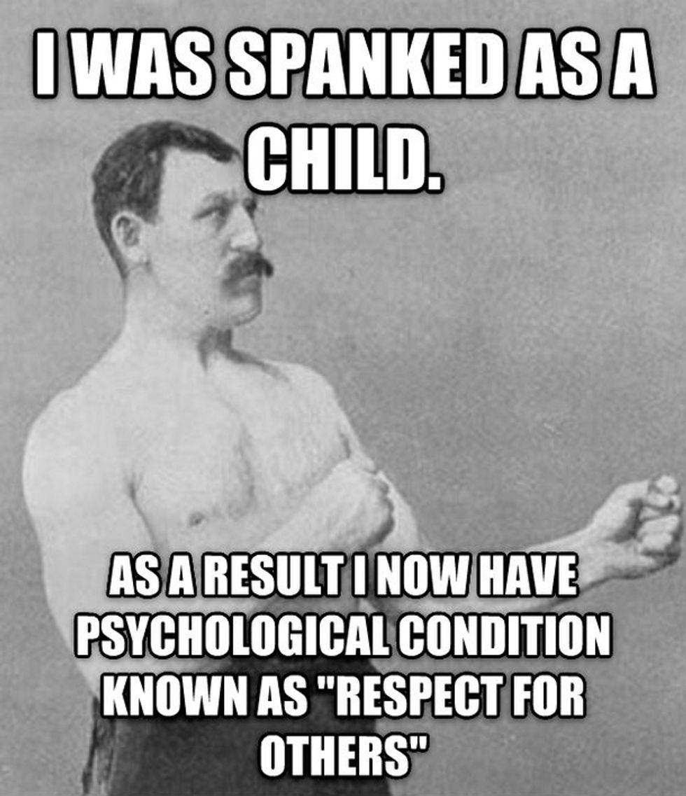 I Was Spanked as a Child, so I Suffer From Something Called 'Respect for Others