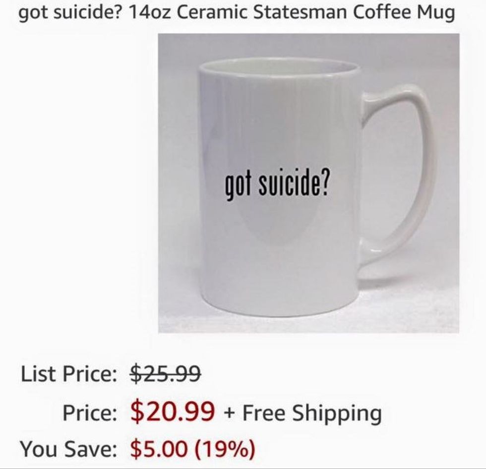 Amazon, Since When Is Suicide and Human Trafficking Funny?