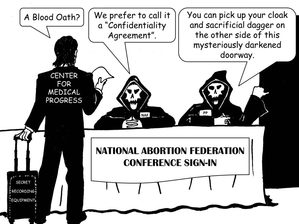 The Secret Oaths of the Abortion Industry