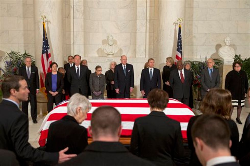 Today, I Just Felt Sad As I Waited to Pay Respects to Antonin Scalia