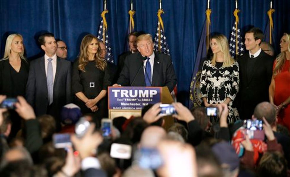 Donald Trump's Kids Donate to Democrats