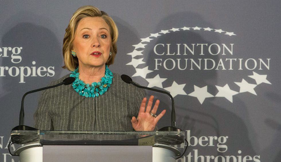 Of Course Decisions Clinton Made on Behalf of Foundation Donors Was Just Coincidence