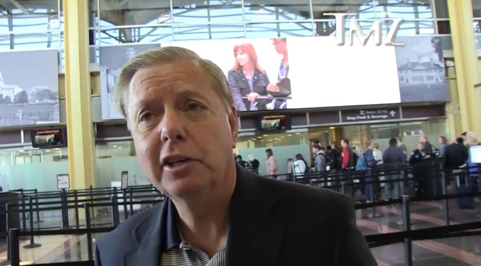 Lindsey Graham responds to Chelsea Handler's 'homophobic' tweet about him: 'It's a free country