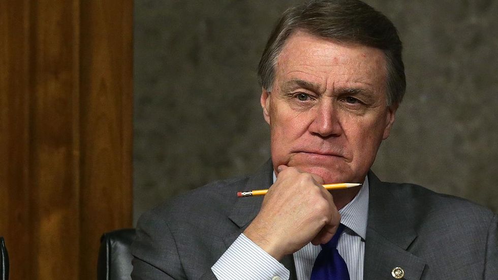GOP Sen. David Perdue grabs student's cellphone when asked about Kemp voter registration scandal