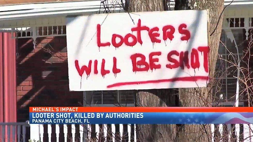 Looter gets bold in Hurricane-ravaged Panama City. Then good guy with a gun steps in.