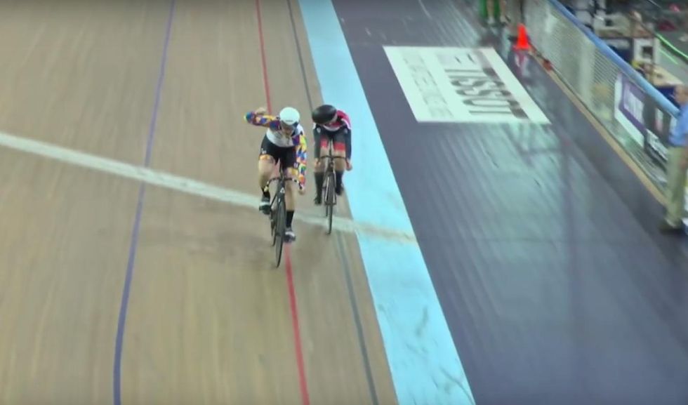 Transgender female cyclist places first against biological women in meet: 'I'm a WORLD CHAMPION