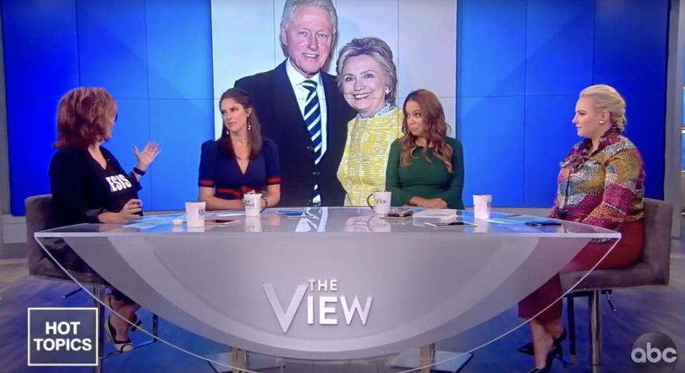 ‘The View’ dismantles Hillary’s defense of Bill’s affair: ‘I don’t think she can have it both ways’
