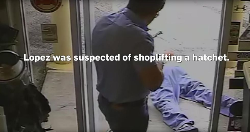 Surveillance video shows Florida city commissioner fatally shooting shoplifting suspect