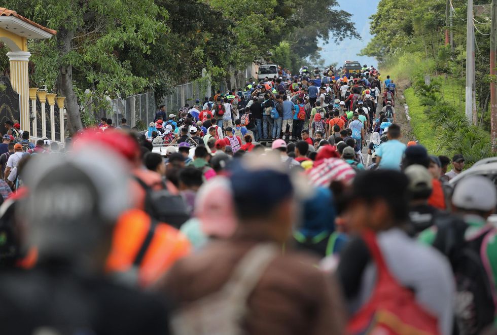 Here's what happened to the size of the Honduran migrant caravan after Trump's threat