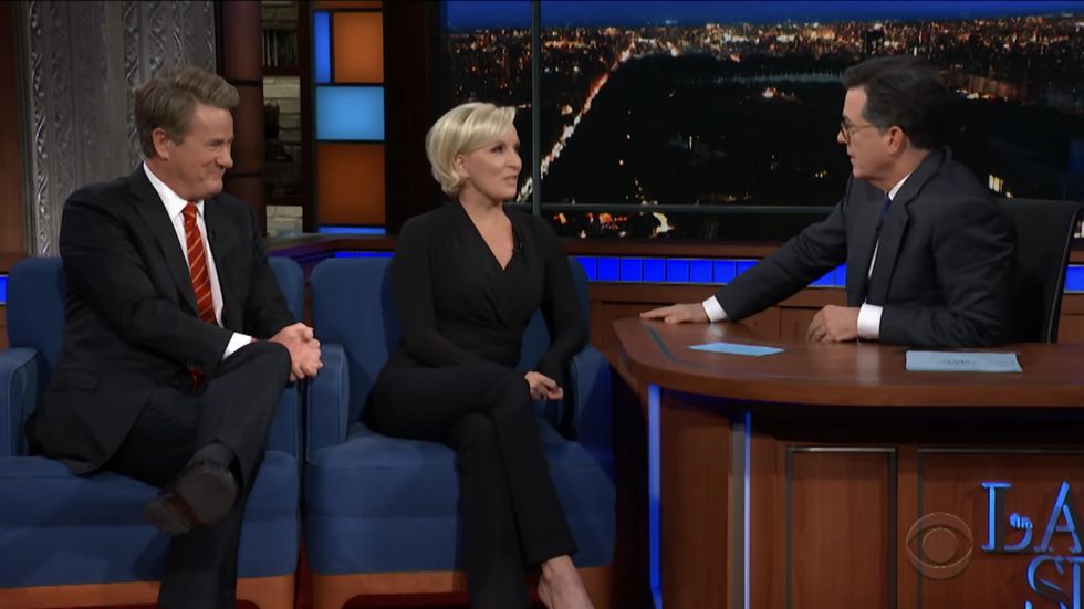 Joe Scarborough tells Stephen Colbert that Trump won't seek re-election in 2020