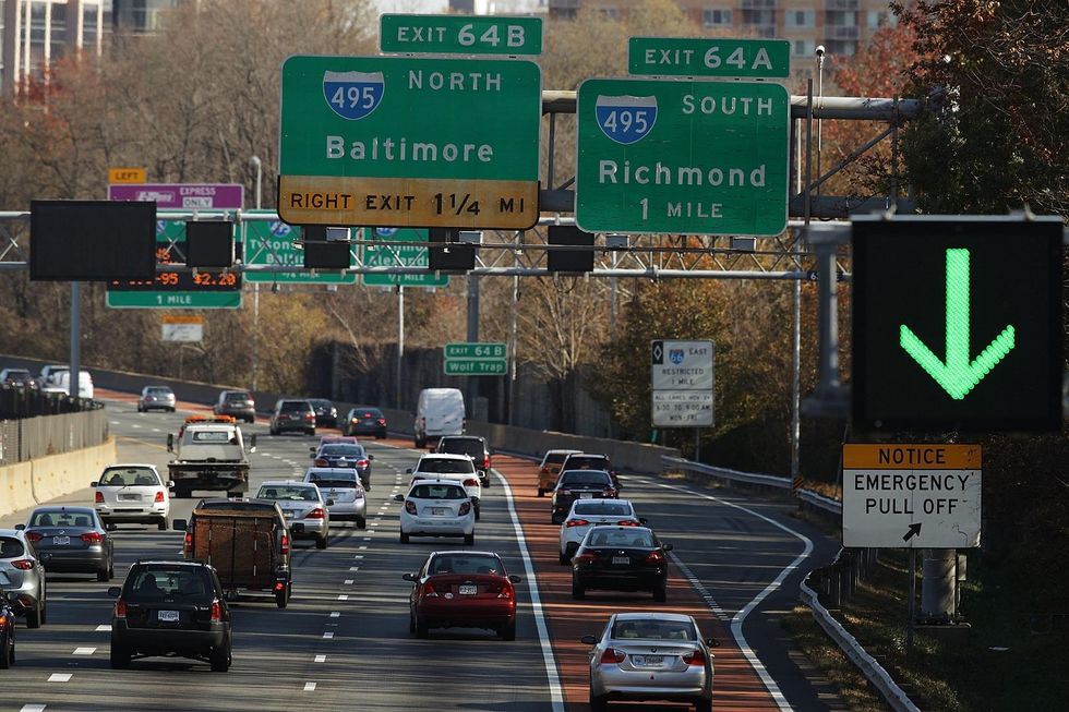 Some Northern Virginia residents had to pay over $45 to commute into DC this morning
