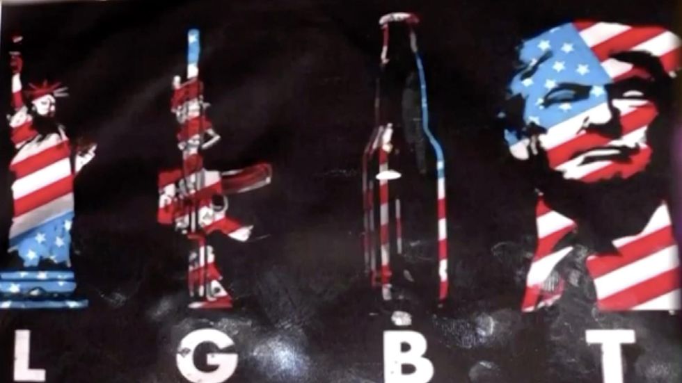 Nashville gay bar owners say they feel threatened by a picture of a gun on pro-Trump 'LGBT' flyers