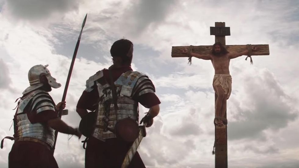 Some Christians outraged over organ donor ad depicting Jesus signing up while nailed to the cross