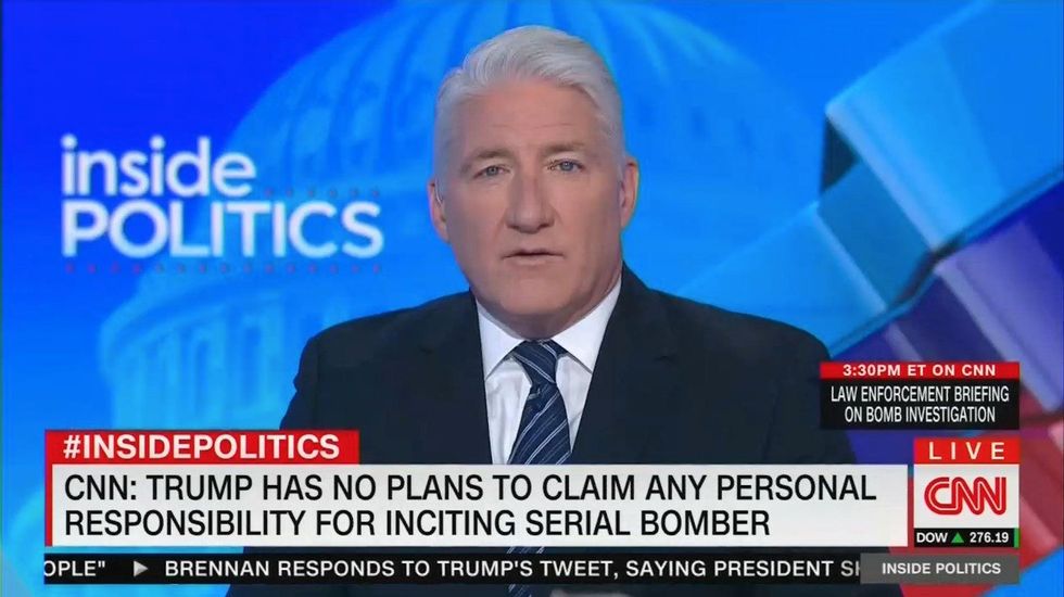 CNN chyrons blame Trump, without evidence, for rash of package bombs