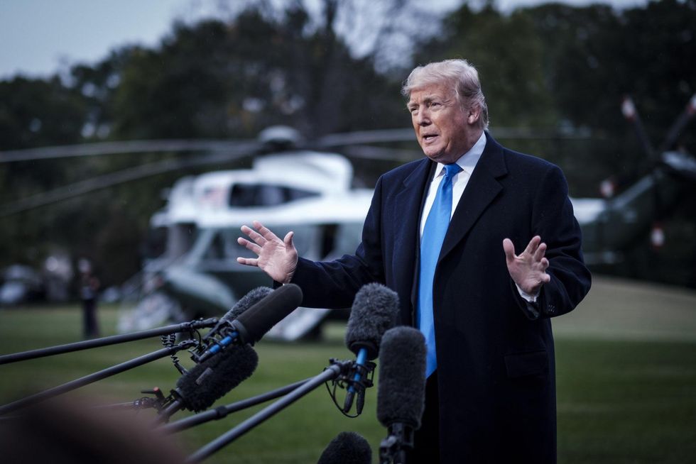 Reporters demand Trump take blame for package bomber - here's how he responded