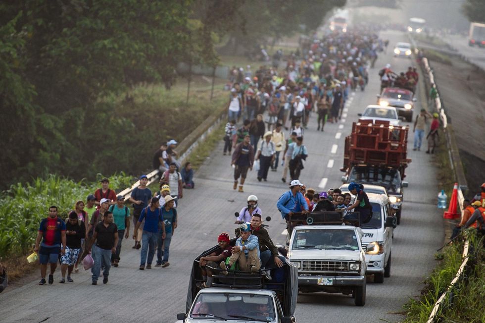 Mexico makes an offer to migrants in Honduran caravan - and they have responded