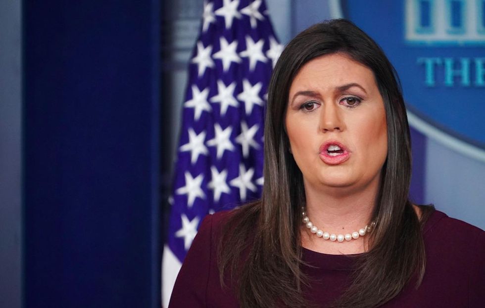 Sarah Sanders blasts Washington Post, says paper tied Trump to synagogue mass murder