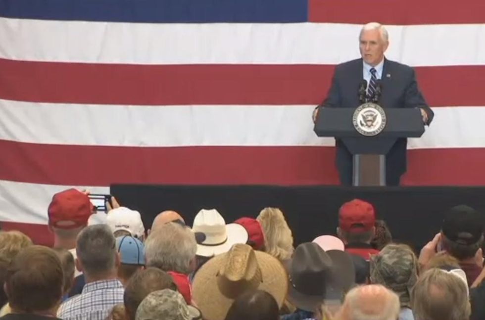 NV-Gov: VP Pence campaigns for GOP's Laxalt, Heller at rally; touts 4.2 million new jobs under Trump