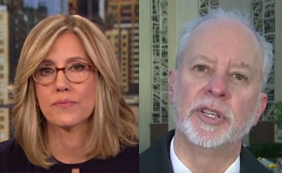 CNN anchor seems to try to get rabbi of synagogue where mass murder occurred to blame Trump. Oops.