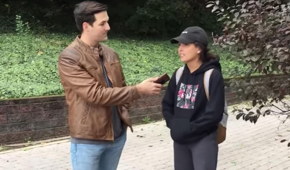 Watch: Students say US should open borders to migrant caravan, but can’t offer solid reasons why