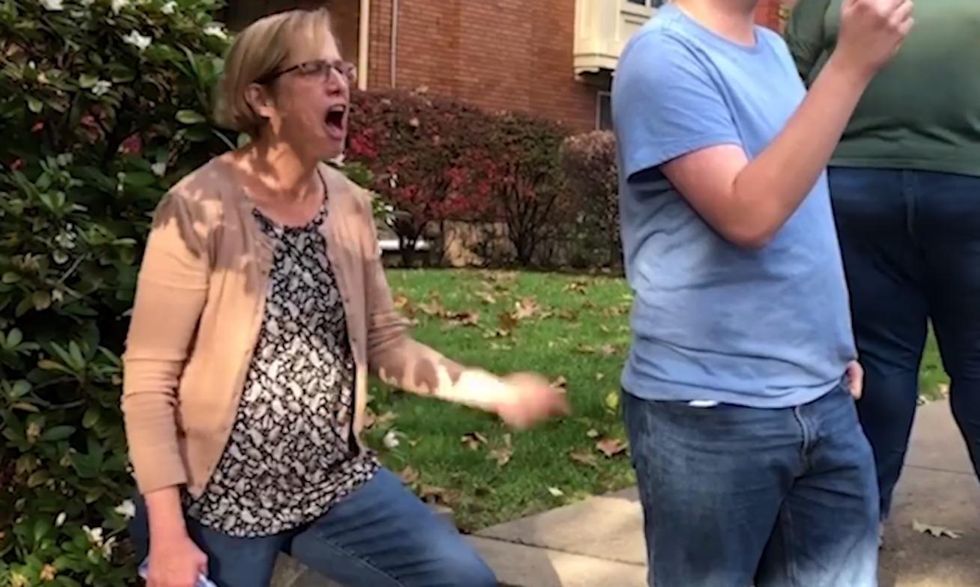 Presbyterian minister screams at Trump upon his visit to synagogue: 'You are not welcome here!