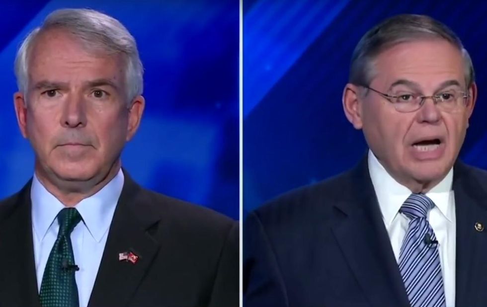 NJ-Sen: In new ads, GOP's Hugin says he'll stand up to Trump — and Democrat Menendez isn't buying it