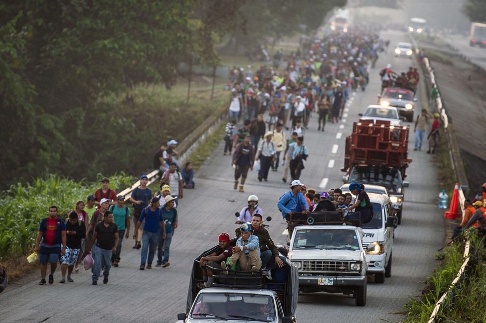 Migrants to march on border and attempt to cross today as Trump vows potential border closure