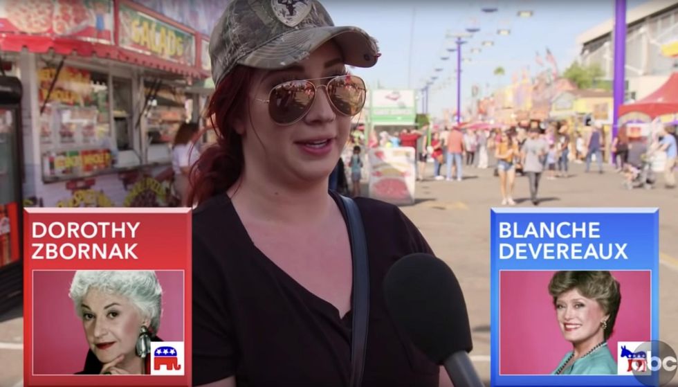 Kimmel asks oblivious citizens who they’re voting for. The TV character answers are depressing.