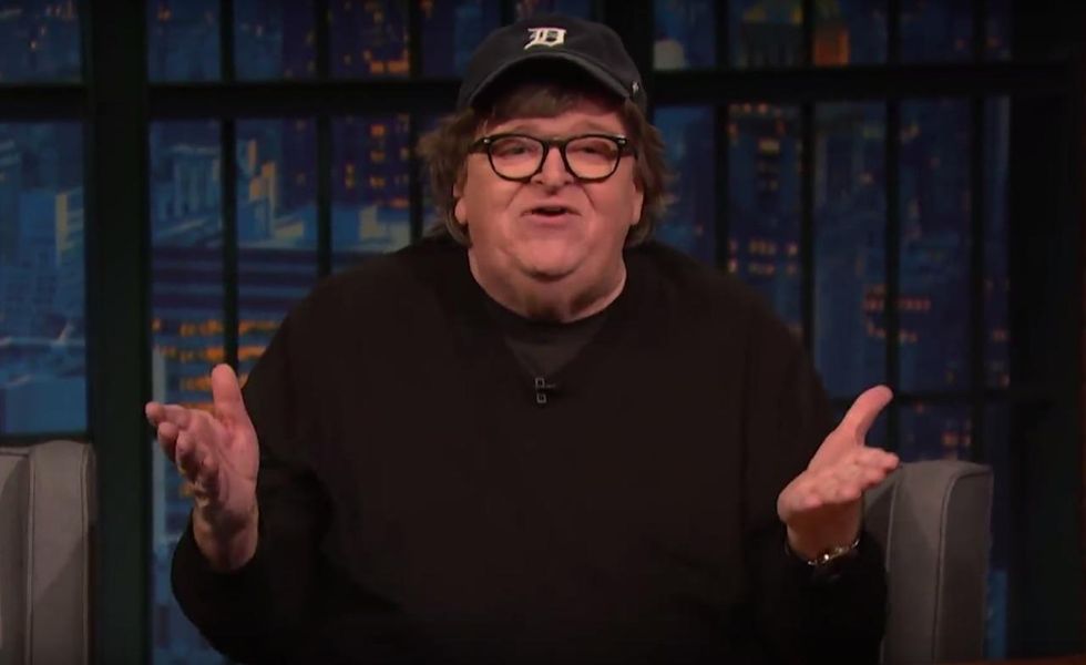 Leftist Michael Moore's advice to 'angry white American guys' as midterms loom: 'Dudes, give it up!