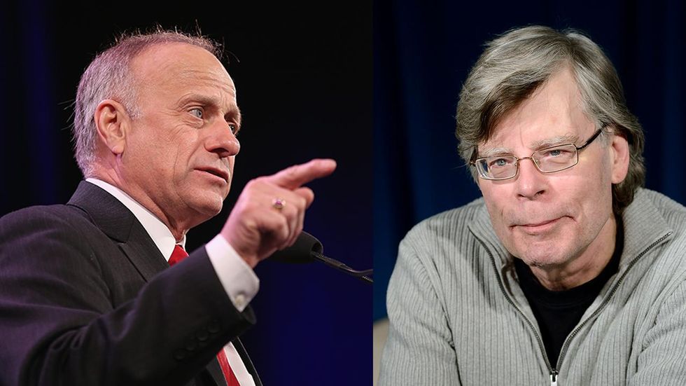 Author Stephen King tells Iowans they should vote out ‘racist dumbell’ GOP congressman Steve King