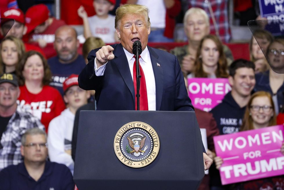 Medical emergency stalls Trump rally - then the audience does something remarkable