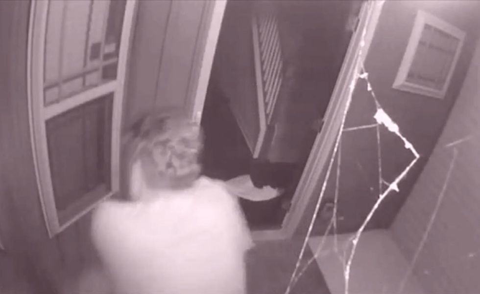 Mother of three fires her gun after crook kicks down her door: 'I would’ve killed him if I had to\