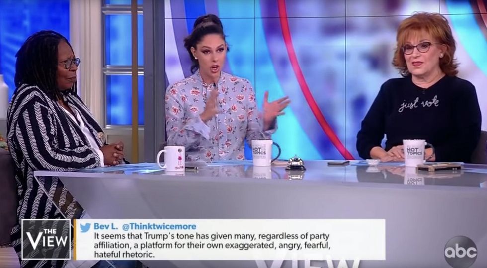 ‘The View’ co-host says Trump inspired people to vote — but fellow co-host isn’t having it