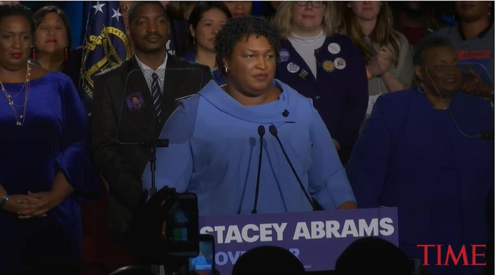 Democrat Stacey Abrams says she won't concede Georgia gubernatorial race, hopes for runoff