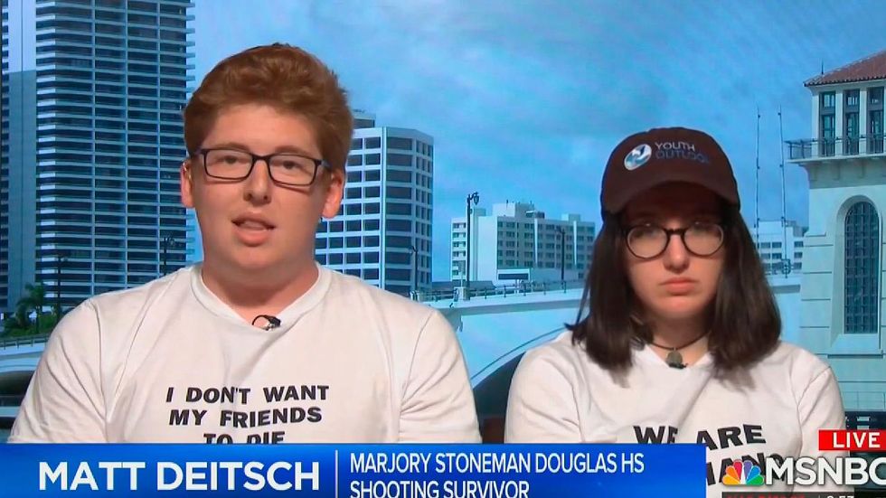 Painfully awkward moment as MSNBC host misidentifies Parkland family member twice
