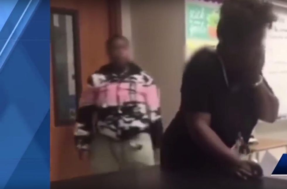 VIDEO: Female HS student punches teacher in face, adds 'don't f***in' get smart with me