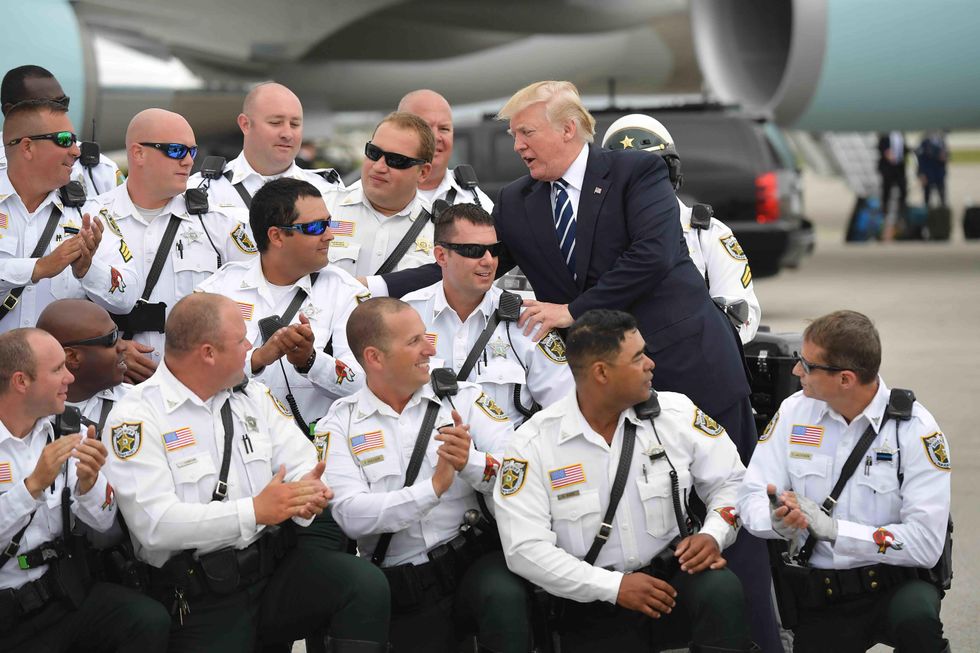 Commentary: There's a reason so many cops support Trump. He has shown that he's got their back.